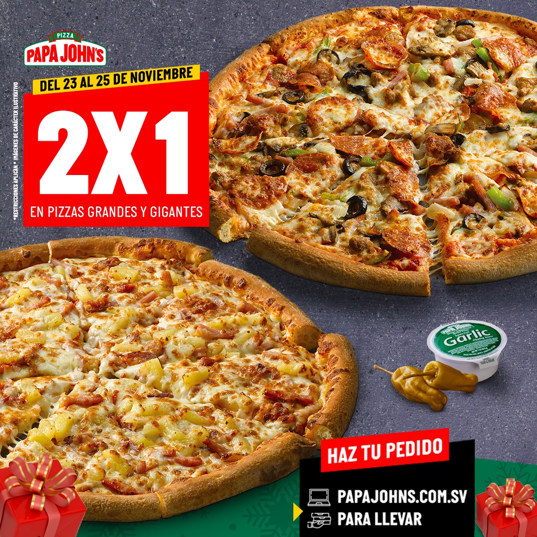 Papa John’s Pizza – Metrocentro Santa Ana